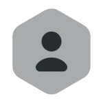 User Octagon SVG Icon